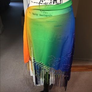 Swimsuits cover up 2 piece set